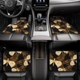 thumbnail image 6 of XMXT Waterproof Floor Mats for Cars, Gold Mechanical Butterfly Non-Slip Universal Fit Auto Carpet Car Decor Mat for Women Men, Set of 4, 6 of 6