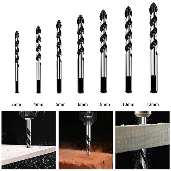 1Pc Diamond Drill Bit 3-12Mm Multifunctional Drilling Tools For Glass Metal Tile Alloy Hole Punching Power Tools Electric Drill 3Mm Fangkenuo
