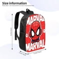 thumbnail image 3 of Marvel Superhero Spider-Man Series Large Capacity Backpack with Ergonomic Design, Ultra-Lightweight and Comfortable for Daily Es, 3 of 6