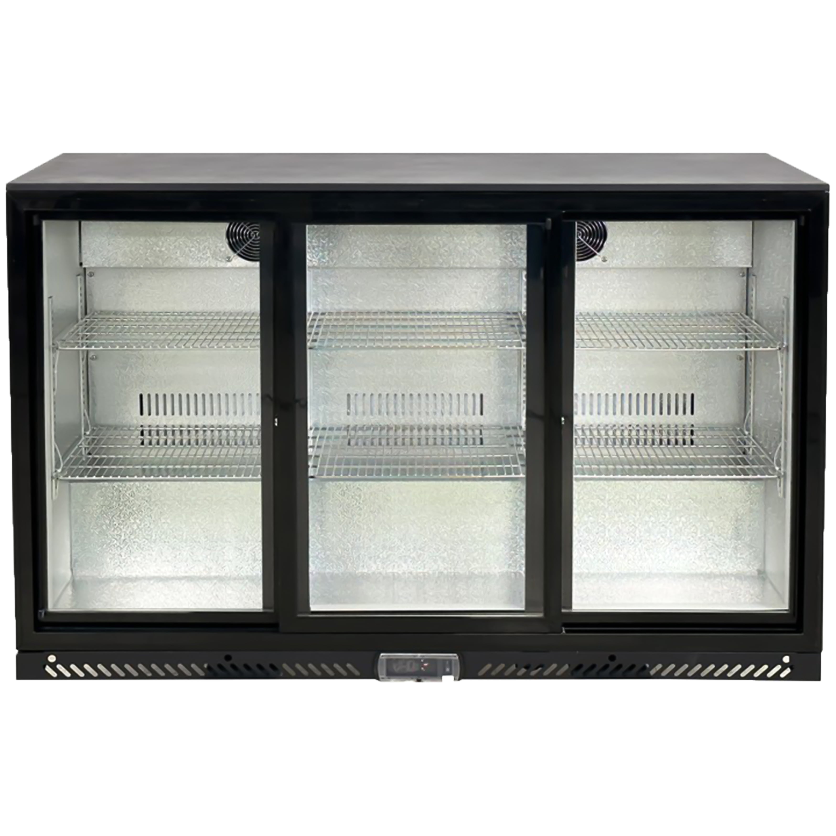 NSF 53 in. Commercial Merchandiser Beverage Back Bar Cooler Slide Door 11 Cu.Ft. Beer Cooler, ETL