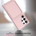 thumbnail image 5 of Dteck for Samsung Galaxy S23 ultra Case, Wallet Card Slots Holder Hybrid Shockproof Rugged Case with Built-in Make-up Mirror for Samsung Galaxy S23 Ultrra, Rosegold, 5 of 6