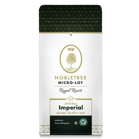 Nobletree Coffee Imperial, Whole Bean Coffee, Espresso Roast, Cherry Flavor, 12 oz
