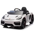 thumbnail image 1 of Coche Eléctrico Injusa Porsche Spyder 718 RS Blanco, 1 of 4
