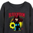 thumbnail image 3 of Marvel - Black Widow Logo - Women's French Terry Pullover Sweatshirt, 3 of 5