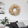 thumbnail image 4 of GUOOL Artificial Grass Wreath Bohemian Wall Hanging for All 60cm Reed Garland Pampas Beige brown, 4 of 8