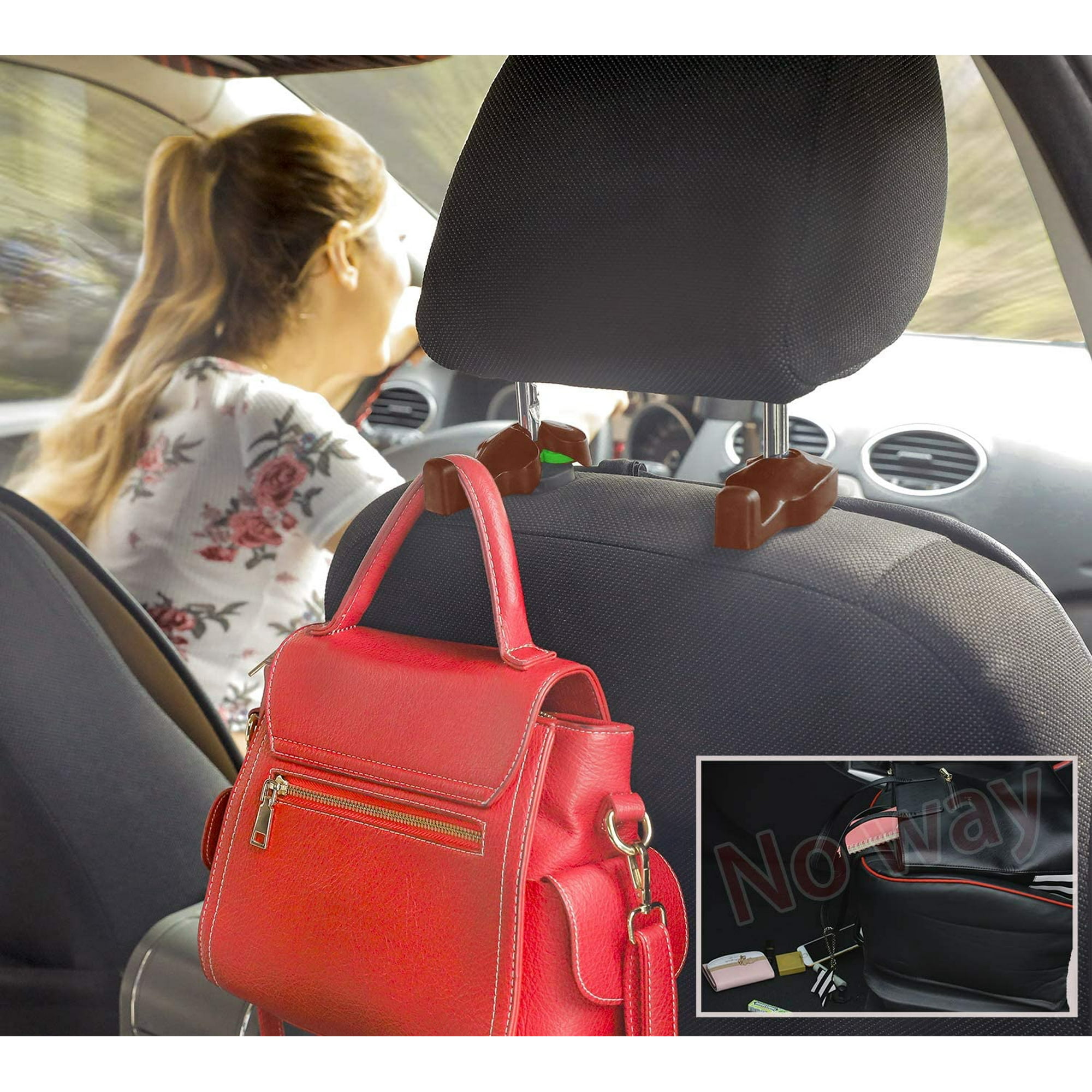 Car Purse Hook for Car Headrest Hook Headrest Hooks for Car Hook Headrest Hangers Purse Hook for Car Hook Hanger Purse or Grocery Bags for