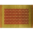 thumbnail image 1 of Ahgly Company Indoor Rectangle Oriental Yellow Industrial Area Rugs, 6' x 9', 1 of 4