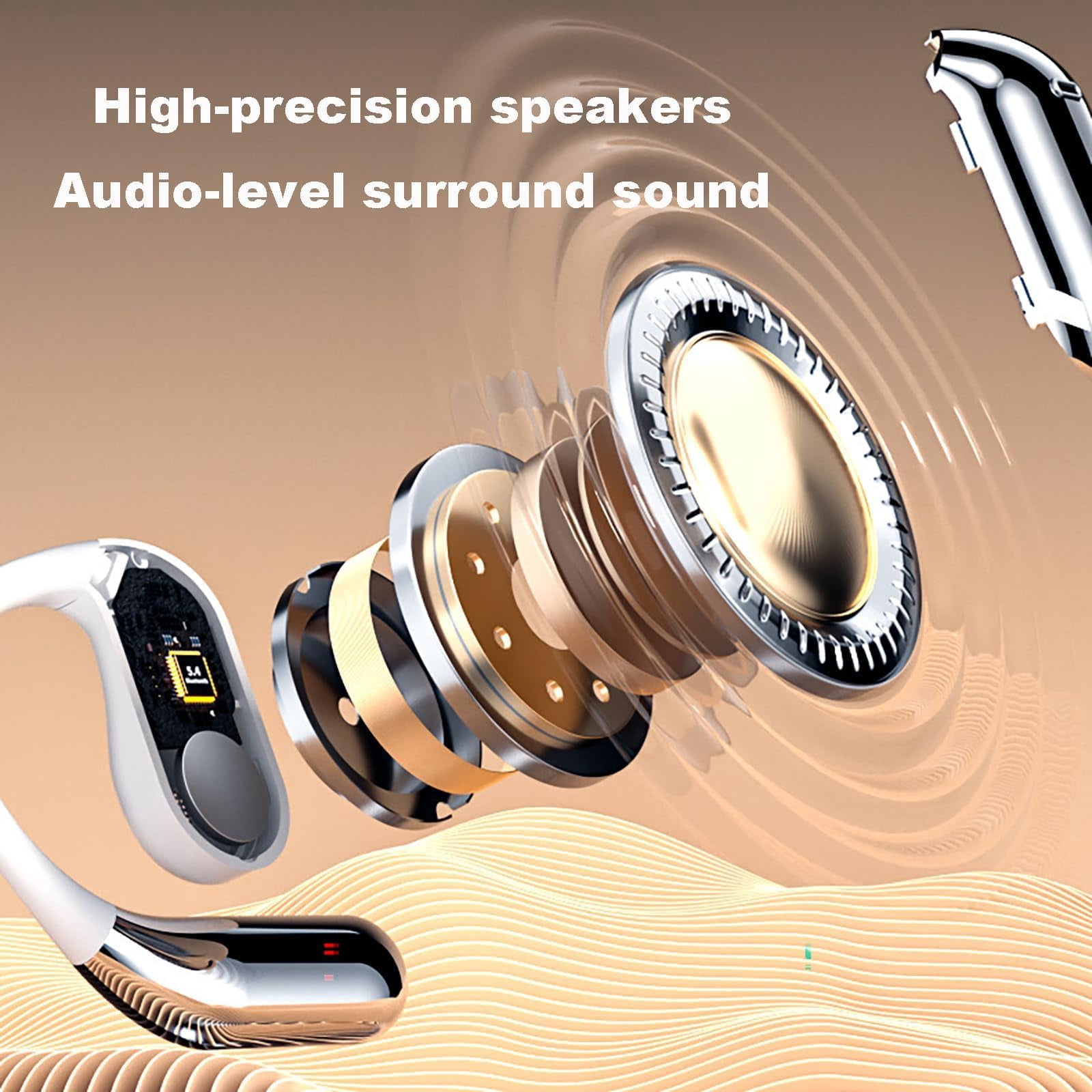 Dodorado Ear Buds,Dodorado Open Ear Bluetooth Earbuds,Dodorado Ear Buds Noise Cancelling,Wireless Dodorado Ear Buds,True Wireless Open Ear Earbuds Bluetooth 5.4, Ipx5 Waterproof