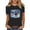 Black(Style 33), variant on Spring Summer Women Cotton Tops, Ladies Short Sleeve Round Neck Casual Independence Day Printed T-Shirt