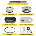 thumbnail image 6 of VEVOR 212CC Torque Converter Kit Go Kart 30 Series 6.5 HP Mini Bike Comet Clutch Set 3/4 inch 10T #40 or 41 Chain Predator Driver Pulley Replacement Comet TAV2 Go-Kart Torque Converter, 6 of 9