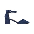 thumbnail image 2 of Women Point Toe Chunky Heeled Ankle Strap Pumps Fashionable Pointed Toe Ankle Strap Stiletto Heels Elegant Pumps, 2 of 5