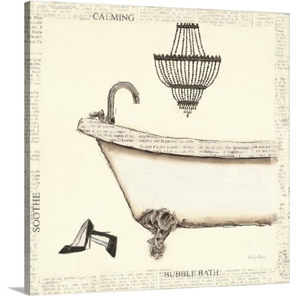 Great BIG Canvas Premium Thick-Wrap Canvas entitled Emily's Boudoir I - Bath