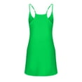 thumbnail image 6 of WAYUTE Short Sets Women 2 Piece Outfits Spaghetti Strap Tank Tops Dress and Shorts with Pockets Casual Solid Color Homewear Summer Outfit, 6 of 6
