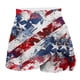 thumbnail image 3 of Faldas de Verano para Mujeres Falda de Tenis Atlético Plisado Estampado Hoja Elástico Pantalones Cortos de Yoga con Forro, 3 of 5