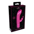 thumbnail image 1 of Shots Royal Gems Dazzling Rechargeable Silicone Miniature Rabbit Vibrator Pink, 1 of 5