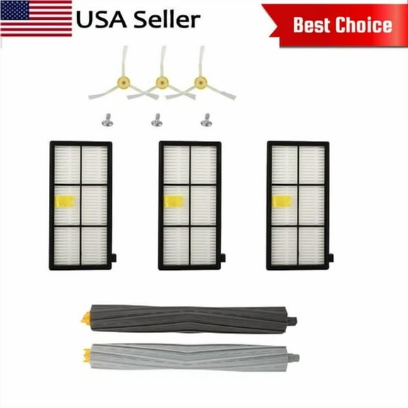 For Irobot Roomba Filters 800 & 900 Series Part Kit 880 890 980 Vacuum Brush
