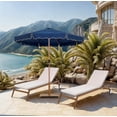 thumbnail image 2 of Meridian Furniture Amalfi Navy Polyester Patio Umbrella with Base Set, 2 of 19