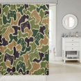 thumbnail image 2 of Manfei Farmhouse Camo Gamepad Shower Curtain 72Wx72L, Old Fashion Gaming Shower Curtain 72Wx72L, Olive Drab, 2 of 5