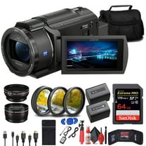 Sony FDR-AX43 UHD 4K Handycam Camcorder Accessory Kit (International Model)
