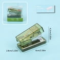thumbnail image 3 of Transparent Mini Stapler Set Stapler Student Stationery Data Collation Stapler Crafts for Girls Ages 8-12 Arts And Crafts for Kids Ages 8-12 Craft Organizers And Storage Easter Crafts Easter Crafts, 3 of 4