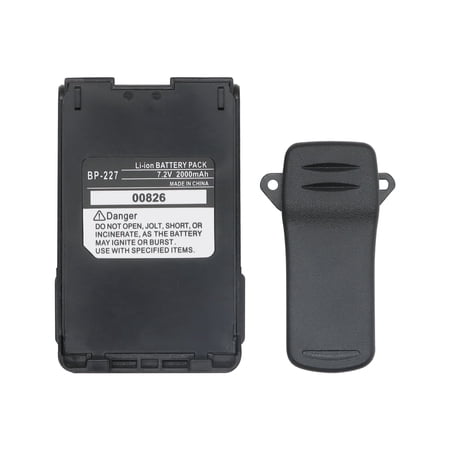 7.2V 2000mAh BP-227 Replacement Battery for ICOM IC-M88 IC-F50 IC-50V IC-F60 IC-F51 IC-F61 IC-M87 ICV85 Two Way Radio Li-ion Battery