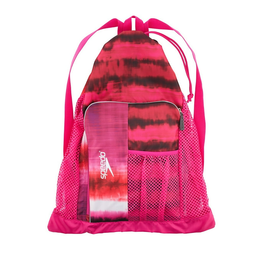 Speedo Swim Deluxe Ventilator Mesh Equipment Pool Gear Swimming Bag Tie