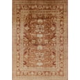 thumbnail image 1 of Ahgly Company Indoor Rectangle Mid-Century Modern Mahogany Brown Oriental Area Rugs, 8' x 12', 1 of 6