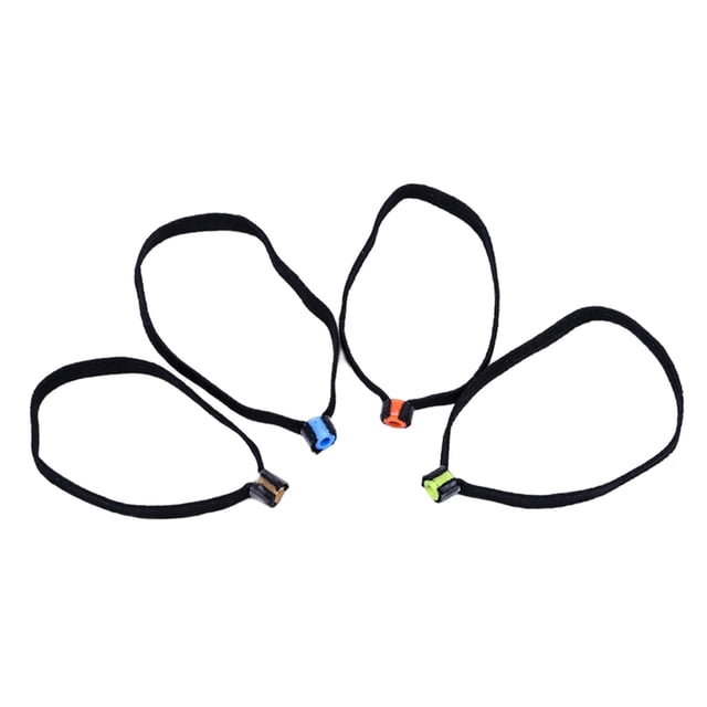 Vensio -6 Pcs Fly Fishing Tippet Spool Tenders with Elastic Band, Professional Tippet Rings with Colored Grommets for Spool Organization and Identification