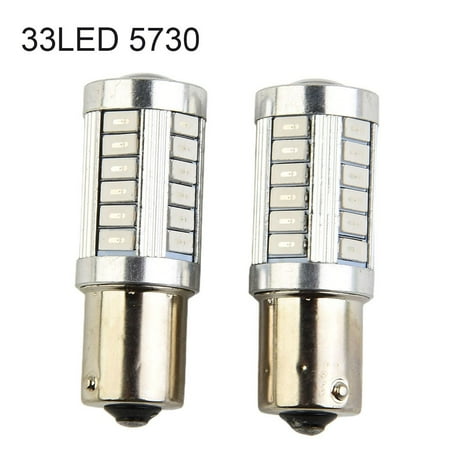 

Cogfs 2 Pcs 1156 382 33 LED Reverse Brake Light Turn Signal Light BA15S P21W Bulbs Canbus
