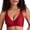 Wine, variant on Seamless Comfort Denim Line Bra for Everyday Wear - Wirefree Pullover Bralette with Clean Design and Light Support for Home and Casual Activities
