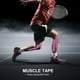 thumbnail image 3 of Cinta elástica deportiva morada para soporte muscular y alivio de tensión, 1 rollo de vendaje adhesivo de algodón, 3 of 8