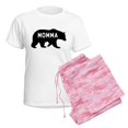 thumbnail image 6 of CafePress - Momma Bear Women's Light Pajamas - Women's Short Sleeve Print T-Shirt and Pants Light Cotton Pajama Set, 6 of 7
