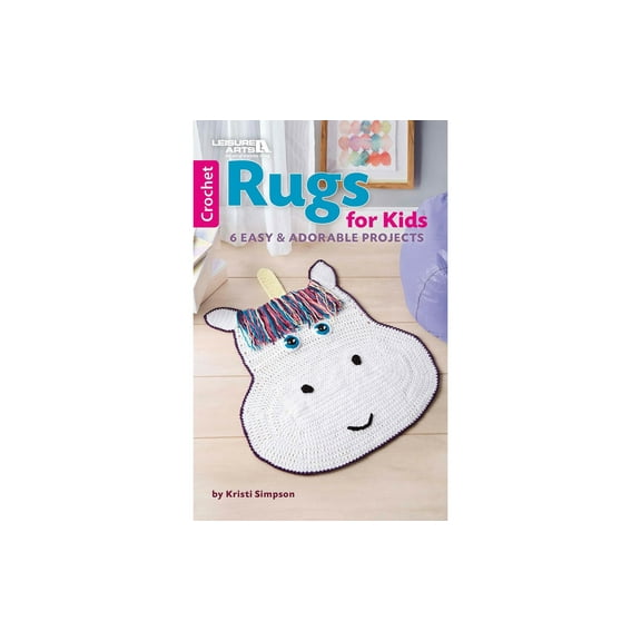 Leisure Arts Rugs For Kids Crochet Book
