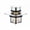 Black, variant on Circular Silicone Floor Drain Cover 3.5in Multi-Hole Mesh Hair Catcher Strainer Anti-Clogging Filter Pad for Bathtub Bathroom Sink