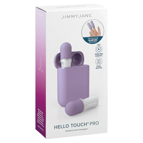 JimmyJane Hello Touch Pro Finger Vibrator, Purple