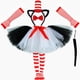 thumbnail image 2 of Falda de tul con diseño de gato negro para niñas, disfraz de gato con sombrero del Dr. Seuss, faldas de tul esponjosas para niñas, ropa de tutú para fiestas de carnaval y Halloween para niños, 2 of 5
