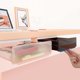 thumbnail image 4 of Under Desk Table Drawer Organizer Hidden Storage Box Self Adhesive Office Desk Storage, Desk Organizer, Storage Box, Self Adhesive, Foldable, Portable, Metal Frame, For Office, High, 4 of 8