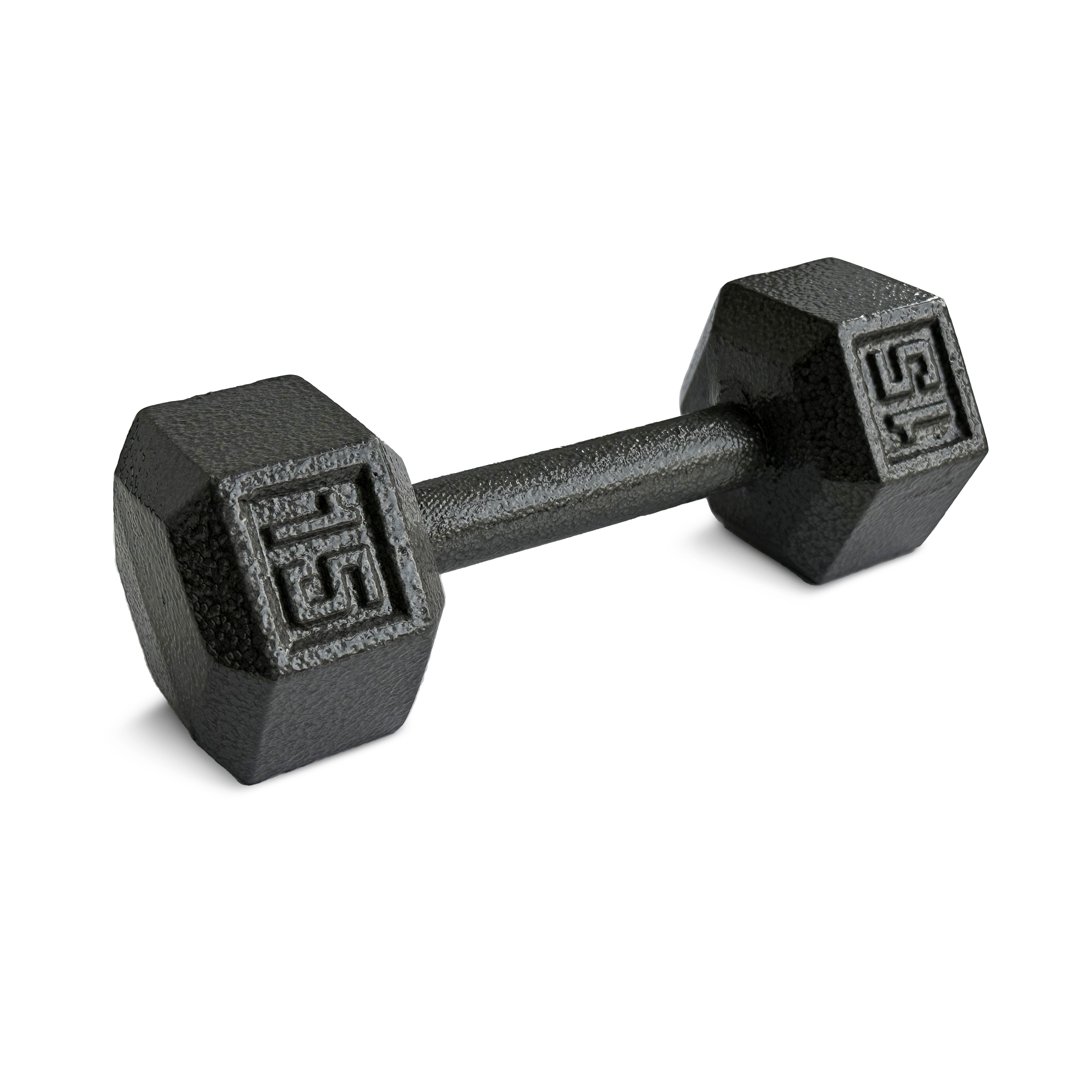 XPRT Fitness Cast Iron Dumbbell, Hammertone Gray, 10 lb Pair