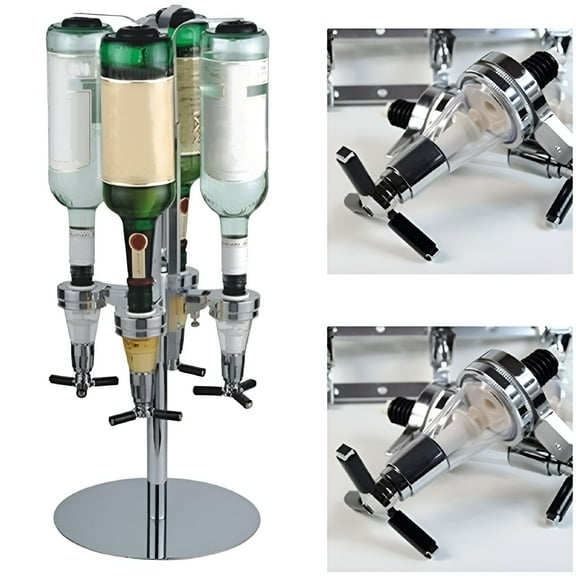 ACDANC Liquor Dispenser,Bottles Wine Beverage Stand Home Bar Butler Beer Wine Liquor Drink Juice Cocktail Alcohol Dispenser