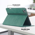 thumbnail image 5 of GSFY Case for 2024 iPad Air 11 Inch 6th Gen (M2), Smart Premium PU Leather Stand Protective Shell Auto Sleep Wake for iPad Air 11 6th/ iPad Air 10.9 4th & 5th/ iPad Pro 11 (2018-2022), QC Green, 5 of 7