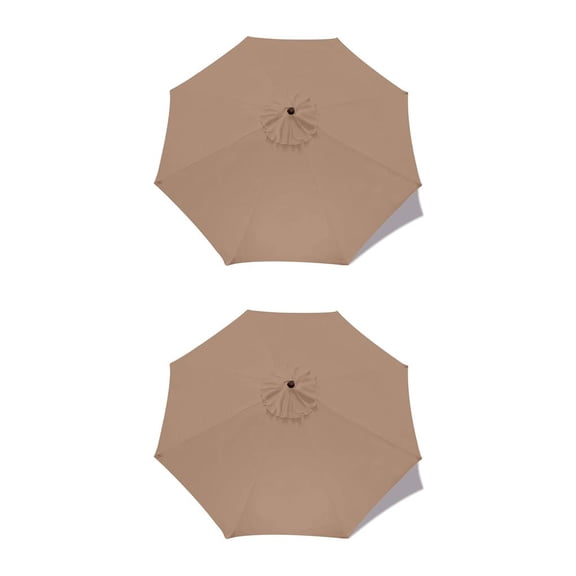 Naiovety Paraguas de jardín impermeable Patio paraguas reemplazo poliéster al aire libre sombrilla cubierta de dosel Type2 NO2 Naiovety CBP593049