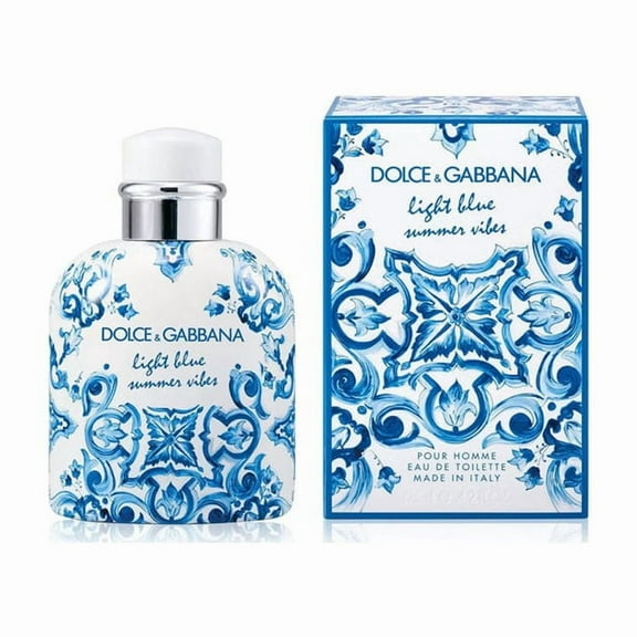 Dolce and Gabbana Men's Light Blue Pour Homme Summer Vibes EDT Spray 4.2 oz Fragrances 8057971183579