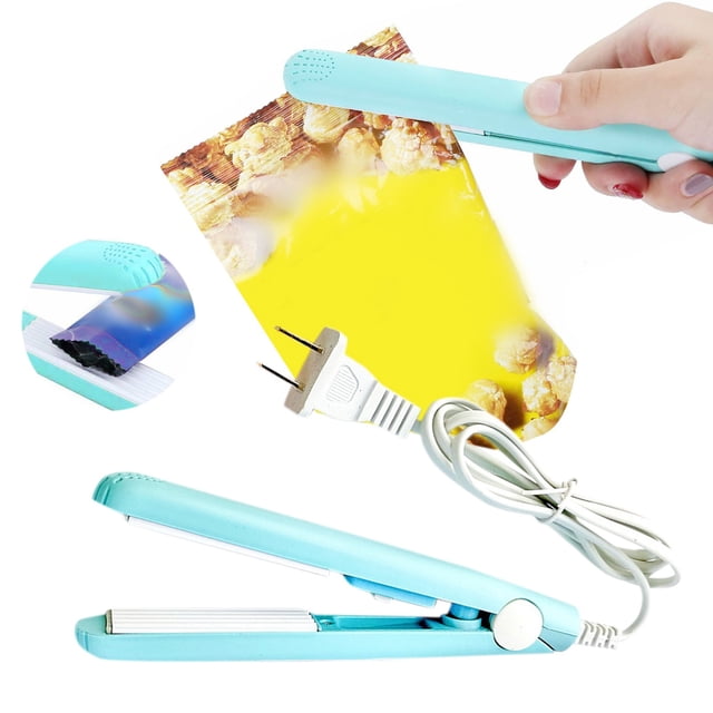 Cqxid Sealing Equipment Under $5 Blue Heat Sealing Machine Packaging Bag Plastic Bag Sealer Wave Sealing Machine
