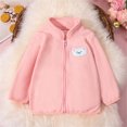 thumbnail image 2 of Fozruso Girls Jacket 18-24 Months,Toddler Kids Baby Girls Boys Jacket Bear Outerwear Zipper Warm Winter Coat Pink, 2 of 6