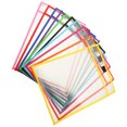 thumbnail image 3 of 10Pcs Dry Erase Pockets Reusable for Home Art Center 13.8x9.8in, 3 of 9