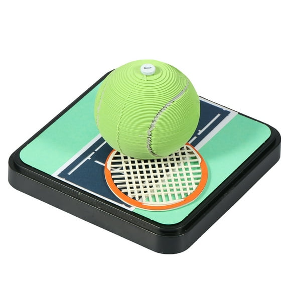 3D Art Calendar Memo Pad 2025 Creative Time piece Calendar Tennis Away Paper Carving Sticky DIY Note Pink