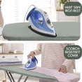 thumbnail image 3 of Lammaloe Ironing Board Cover and Pad 15 x 54, Thick Padding, Elastic Edge, Hook & Loop Secure Fit, Sage Green, 3 of 5