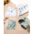 thumbnail image 5 of Baby Girl Clothes Set White Ruffle long-sleeve Top + Pants + Headband + Hat 4pcs 3-12M Baby Clothes, 5 of 6