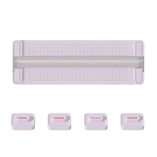 4 in 1 Bidirectional Paper Cutter, MultiFunction Portable Paper Cutter with 4 Blades