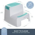 thumbnail image 4 of Dreambaby 2-Up Step Stool for Kids and Toddlers - Aqua, 4 of 8